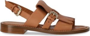 Guglielmo Rotta Flat Sandals Bruin Dames
