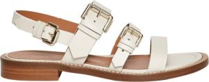 Guglielmo Rotta Flat Sandals Wit Dames