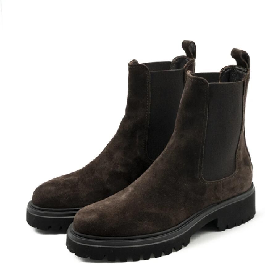 Guglielmo Rotta Worms Velour Chelsea Boot