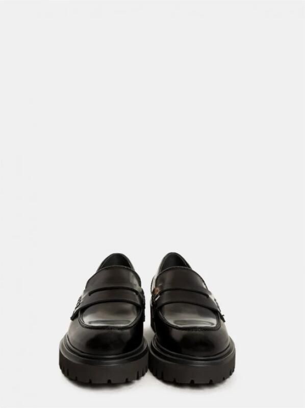 Guglielmo Rotta Zwarte Leren Mocassin