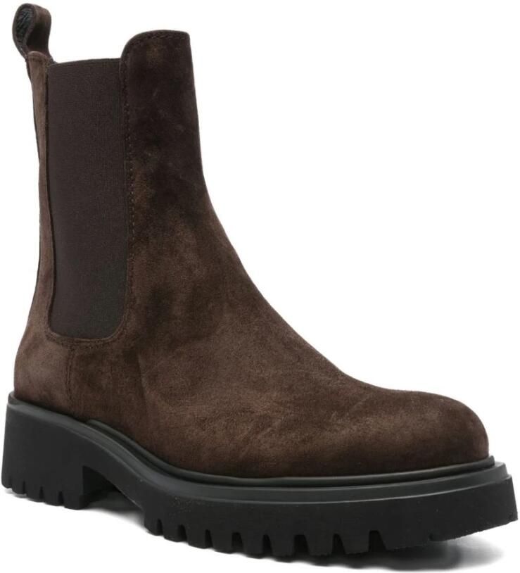 Guglielmo Rotta Zwarte Suède A del Teen Laarzen