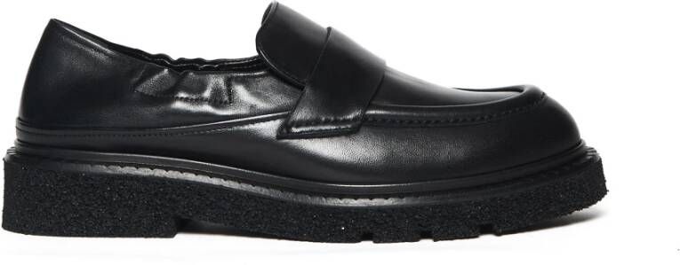 Guglielmo Rotta Zwarte Nappa Leren Loafer Black Dames