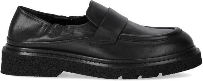 Guglielmo Rotta Zwarte Nappa Leren Loafer Black Dames - Foto 2