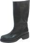 Guglielmo Rotta Zwarte Martellato Mid-Top Sneakers Black Dames - Thumbnail 2