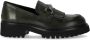Guglielmo Rotta Militair Groene Loafer met Franje en Klem Green Dames - Thumbnail 1