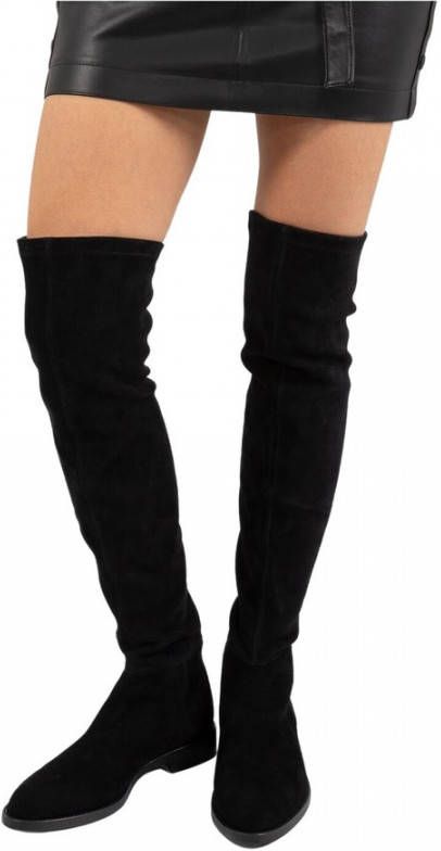 Rotta Suede boots with back zip -