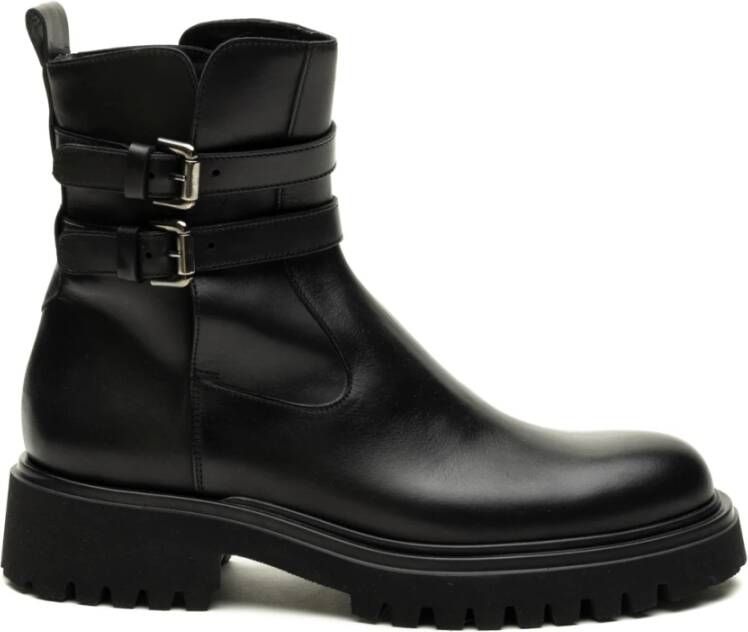 Guglielmo Rotta Zwarte Laarzen Rotta Stivali Wald