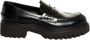 Guglielmo Rotta Zwarte Leren Mocassin - Thumbnail 1