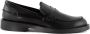 Guglielmo Rotta Zwarte Leren Penny Loafer Schoenen - Thumbnail 1