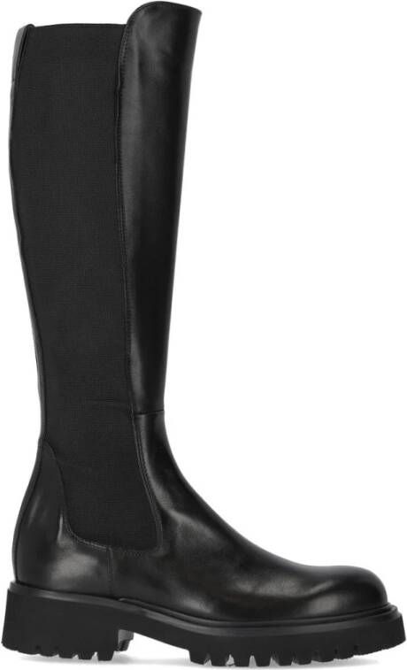 Guglielmo Rotta Zwarte Ranch Leren Laars Black Dames