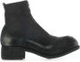 Guidi Black Red Suede PL1 enkelschoenen Zwart Dames - Thumbnail 1