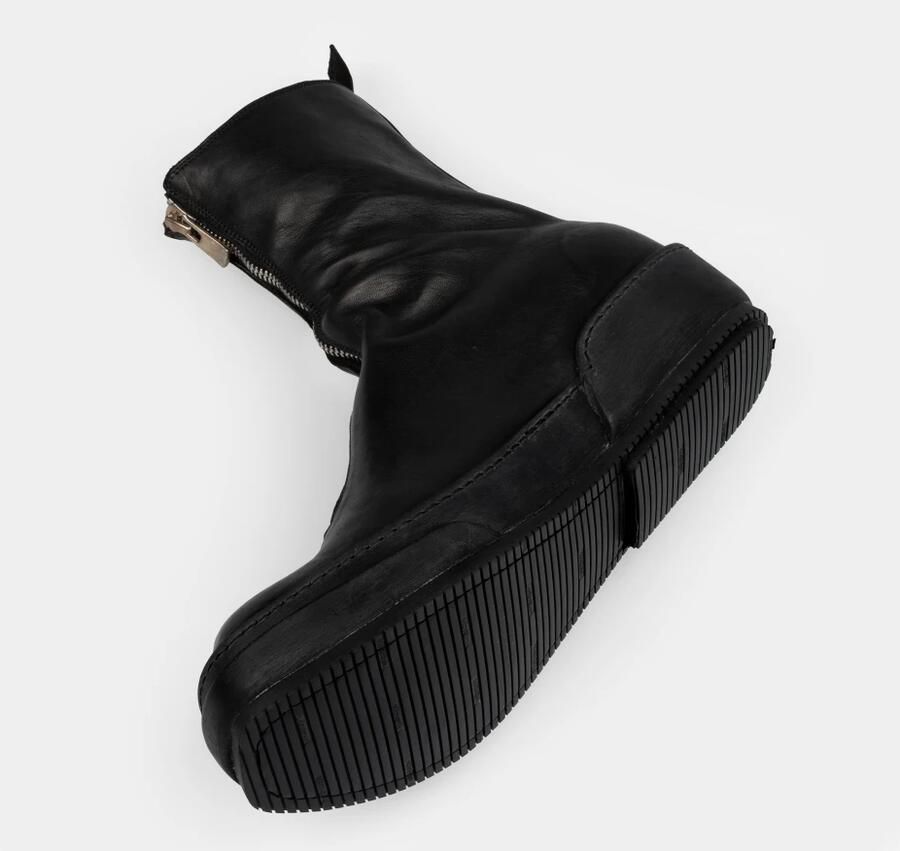 Guidi Front zip leren hoge sneakers - Foto 2