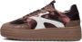 Haboob Aurelie Sneakers Dames Bruin - Thumbnail 2