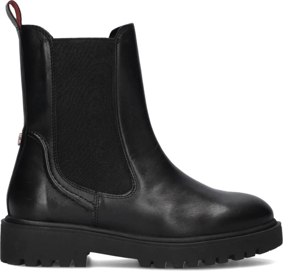 HABOOB Enkellaarsjes Dames Charlotte Maat: 41 Materiaal: Leer Kleur: Zwart - Foto 2