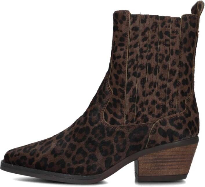 Haboob Indie Enkellaarsjes met Pantherprint