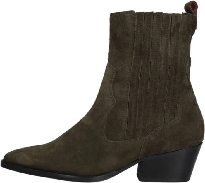 Haboob Stijlvolle Cowgirl Laarzen Green Dames