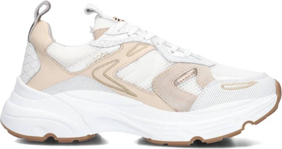 Haboob Lptokio Sneakers Dames Leren Sneaker Wit - Foto 2