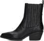 HABOOB Enkellaarsjes Dames Indie Maat: 40 Materiaal: Leer Kleur: Zwart - Thumbnail 4