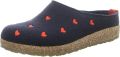 Haflinger Klompen CUORICINI MITTLEBLAU WOLLFILZ CALZ G - Blauw