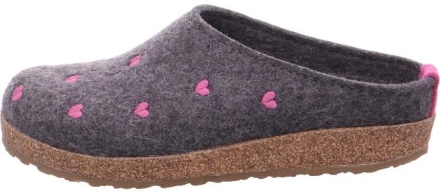 Haflinger Pantoffels CUORICINI ANTRA WOLLFILZ CALZ G - Foto 3