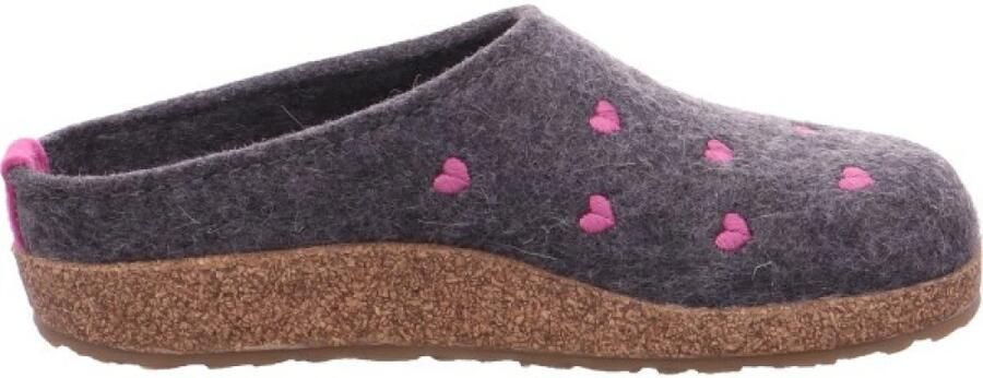 Haflinger Women's Grizzly Cuoricini Pantoffels bruin - Foto 3