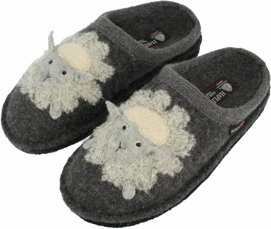 Haflinger Flair Lamby Pantoffels grijs - Foto 2