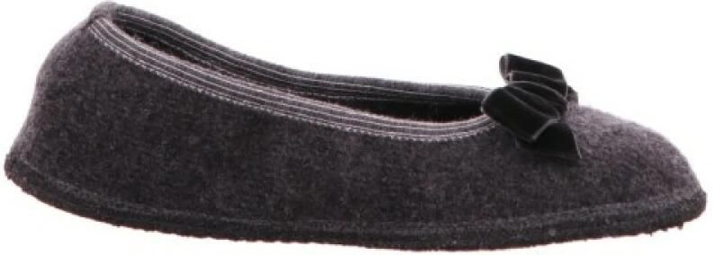 Haflinger Grijze Damesslippers Warm en Comfortabel