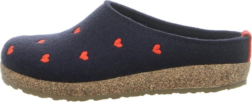 Haflinger Klompen CUORICINI MITTLEBLAU WOLLFILZ CALZ G - Foto 5