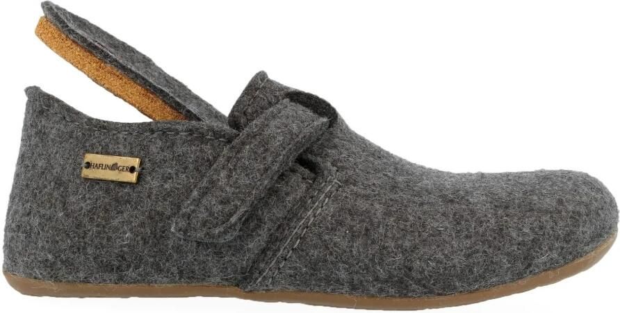 Haflinger Everest Focus Pantoffel Antrazietgrijs 100% wolvilt - Foto 2