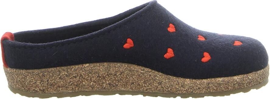 Haflinger Klompen CUORICINI MITTLEBLAU WOLLFILZ CALZ G - Foto 4