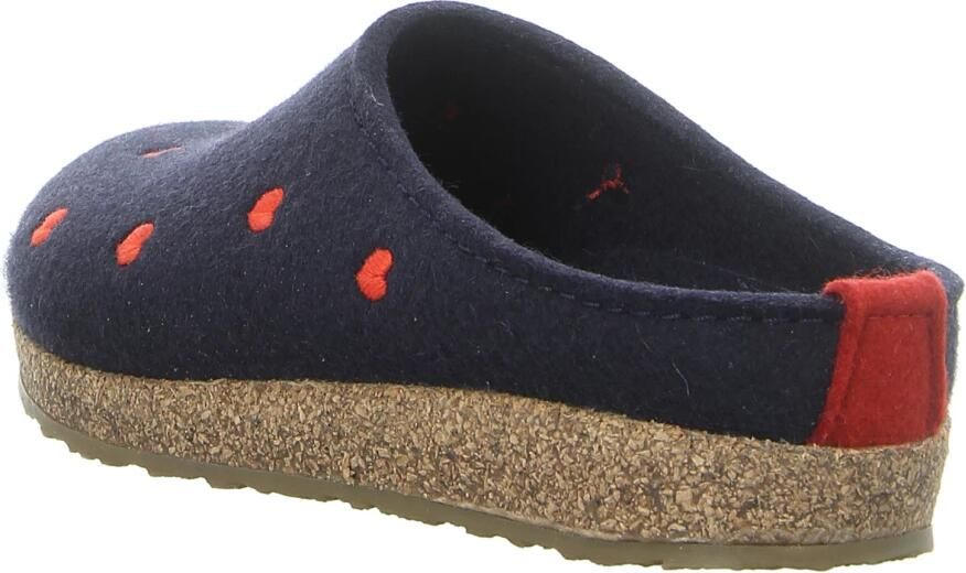 Haflinger Klompen CUORICINI MITTLEBLAU WOLLFILZ CALZ G - Foto 3