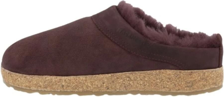 Haflinger Snowbird Pantoffels purper
