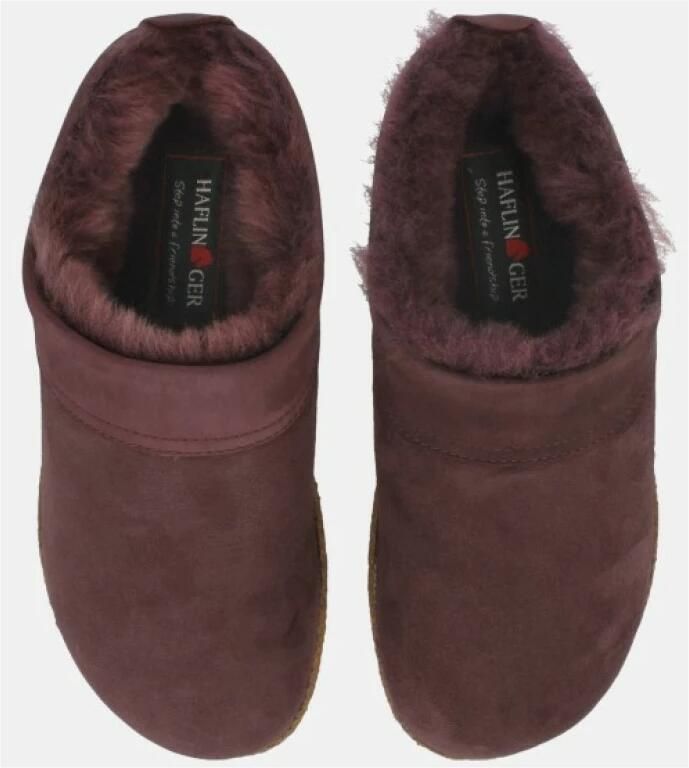 Haflinger Snowbird Pantoffels purper - Foto 2