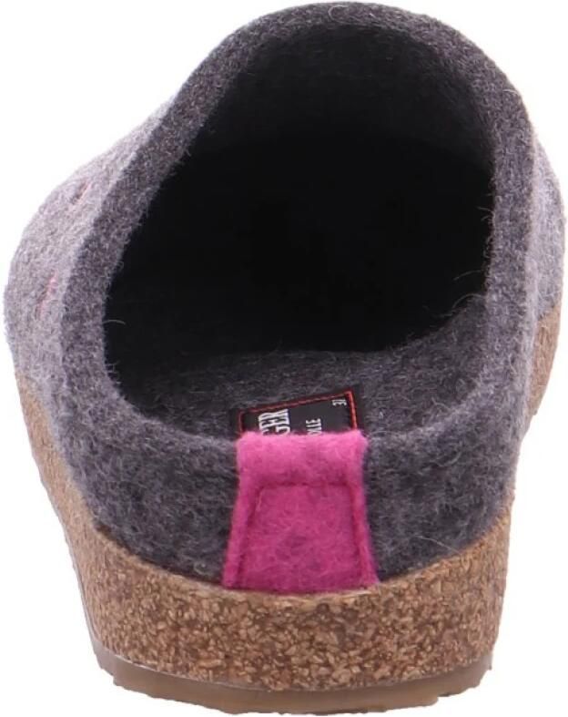 Haflinger Pantoffels CUORICINI ANTRA WOLLFILZ CALZ G - Foto 4