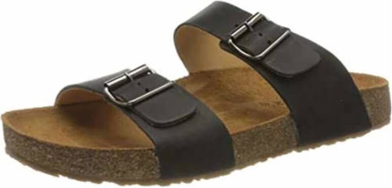 Haflinger Heren Comfort Sandalen in Zwart