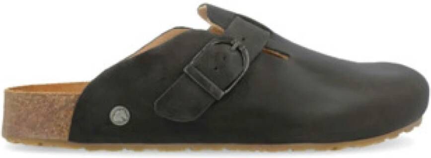 Haflinger Heren Zwarte Slippers