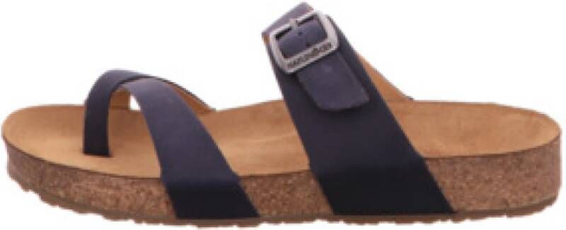 Haflinger Sandalen met bandjes voor dames in effen kleur