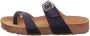 Haflinger Sandalen met bandjes voor dames in effen kleur - Thumbnail 1