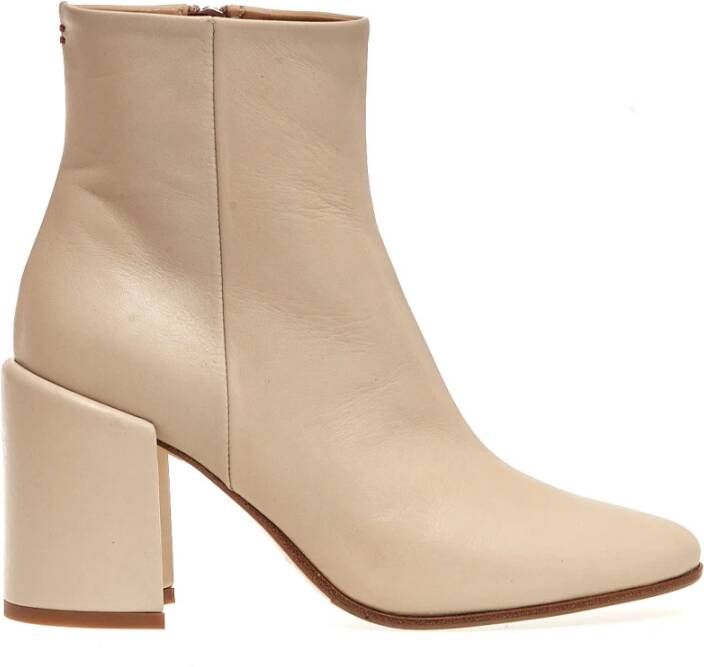 Halmanera Ankle Boots Beige Dames