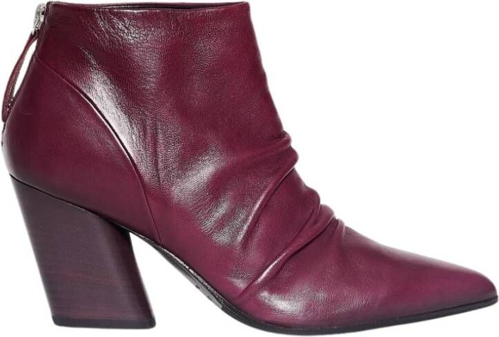 Halmanera Baron Klassieke Leren Schoenen Red Dames