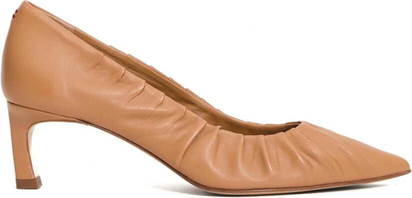 Hal era Beige Leren Pumps Stijlvol Ontwerp