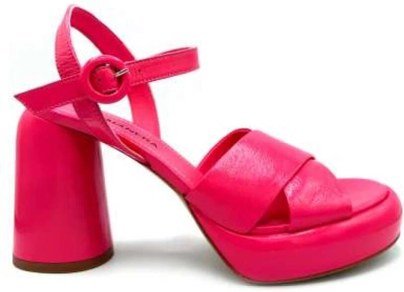 Halmanera Cyclamen High Heel Sandalen Pink Dames