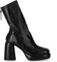Halmanera Boots & laarzen ELSA SCHWARZE STIEFELETTE MIT ABSATZ in zwart - Thumbnail 1