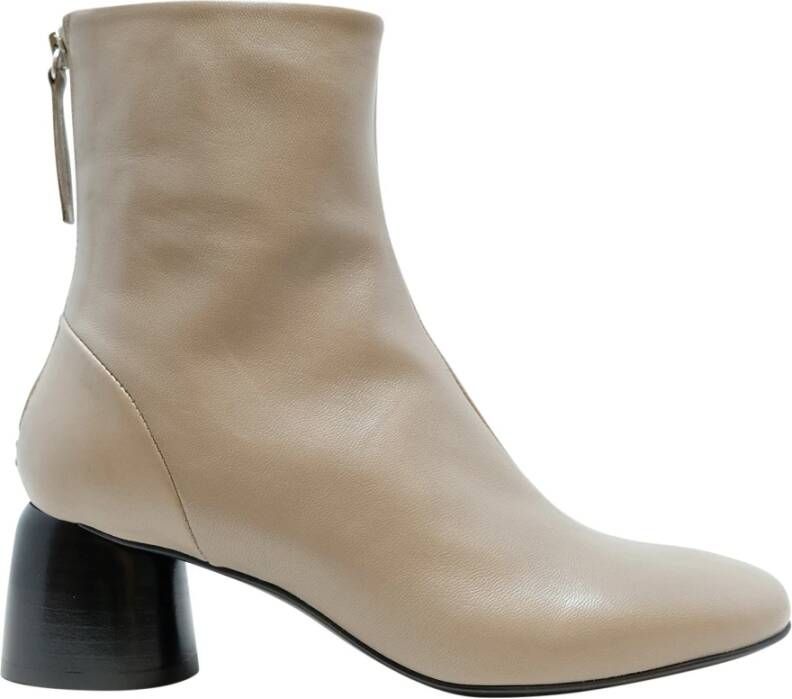 Halmanera Hakken laarzen Beige Dames