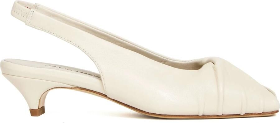 Halmanera slingback pelle panna tacco