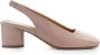 Halmanera Pumps & high heels IRMA PUDERROSA SLINGBACK OPEN TOE PUMPS in poeder roze - Thumbnail 1