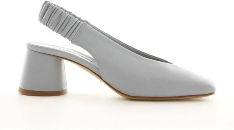 Hal era Vierkante Neus Leren Middelhak Schoenen