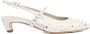 Hal era Witte Leren Slingback Pumps - Thumbnail 1