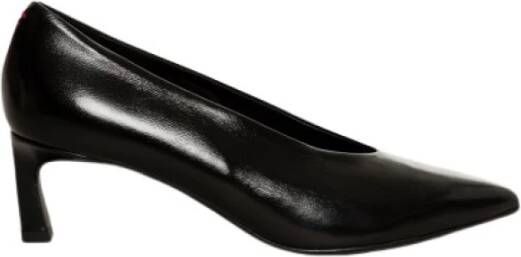 Hal era Zwarte leren Decolletè schoenen