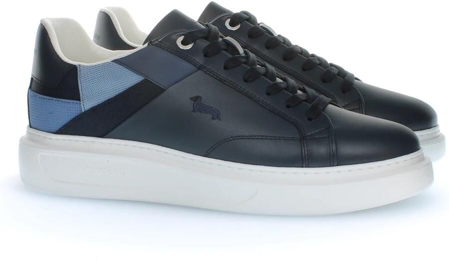 Harmont & Blaine Mixed-Material Sneaker